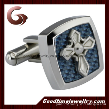 Cross Stainless Steel Cufflinks